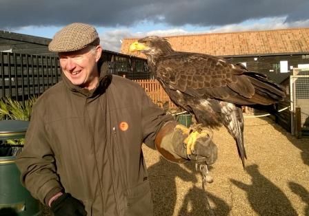 Nigel with bald eagle.jpg