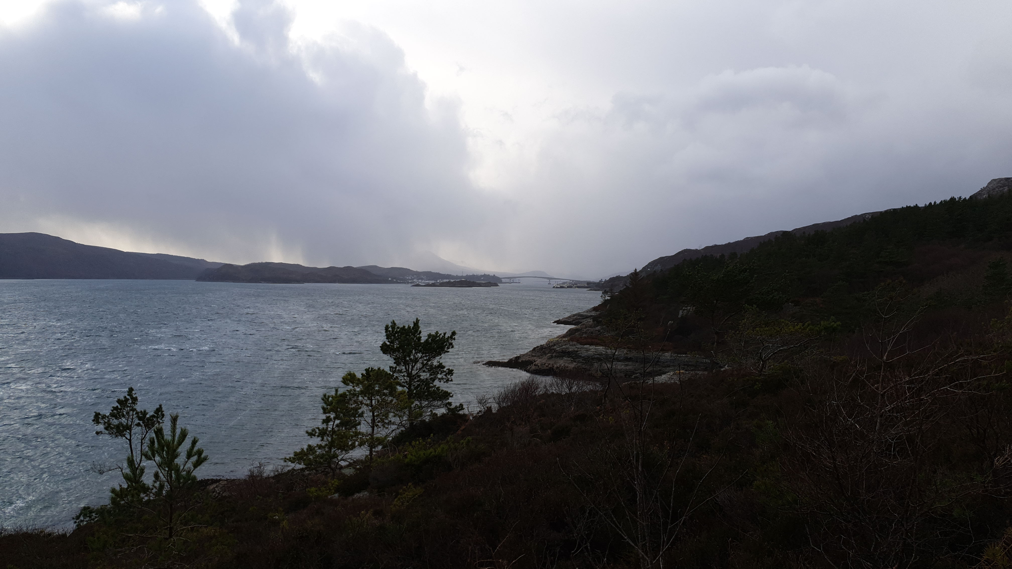 Skye Bridge in the distance